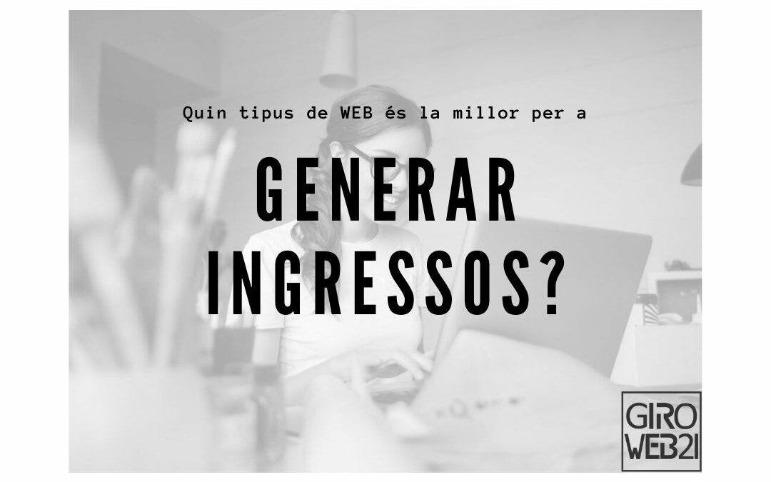 Quin tipus de web és la millor per a generar ingressos?